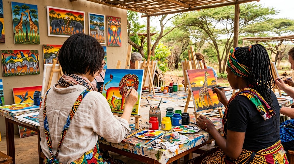 アフリカンワークショップ「ティンガティンガアートを描こう」アイキャッチ